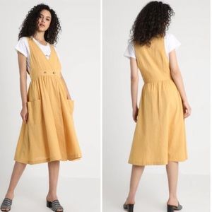 Free People Diana Linen Apron Dress
